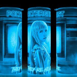 Glow in the Dark Poltergeist 80s Horror Movie Carol Ann Cup Mug Tumbler